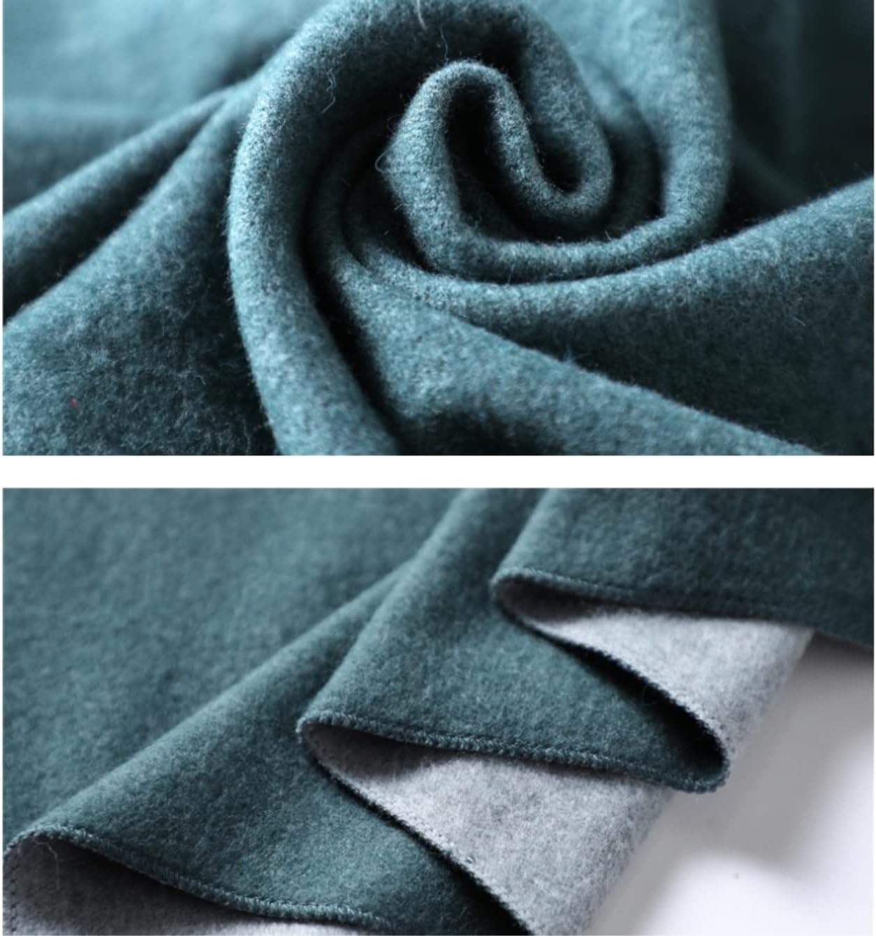 Scarf Shawl Scarves Wraps Winter Scarf Solid Neck Warm Scarves for Lady Thick Shawl Wrap (Color : Green, Size : 200 * 65cm)