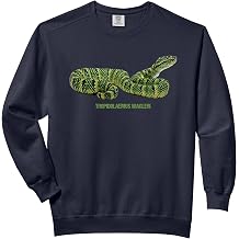 Tropidolaemus wagleri Snake Lanzenotter Waglers Pit Viper Comfort Colors Adult Sweatshirt