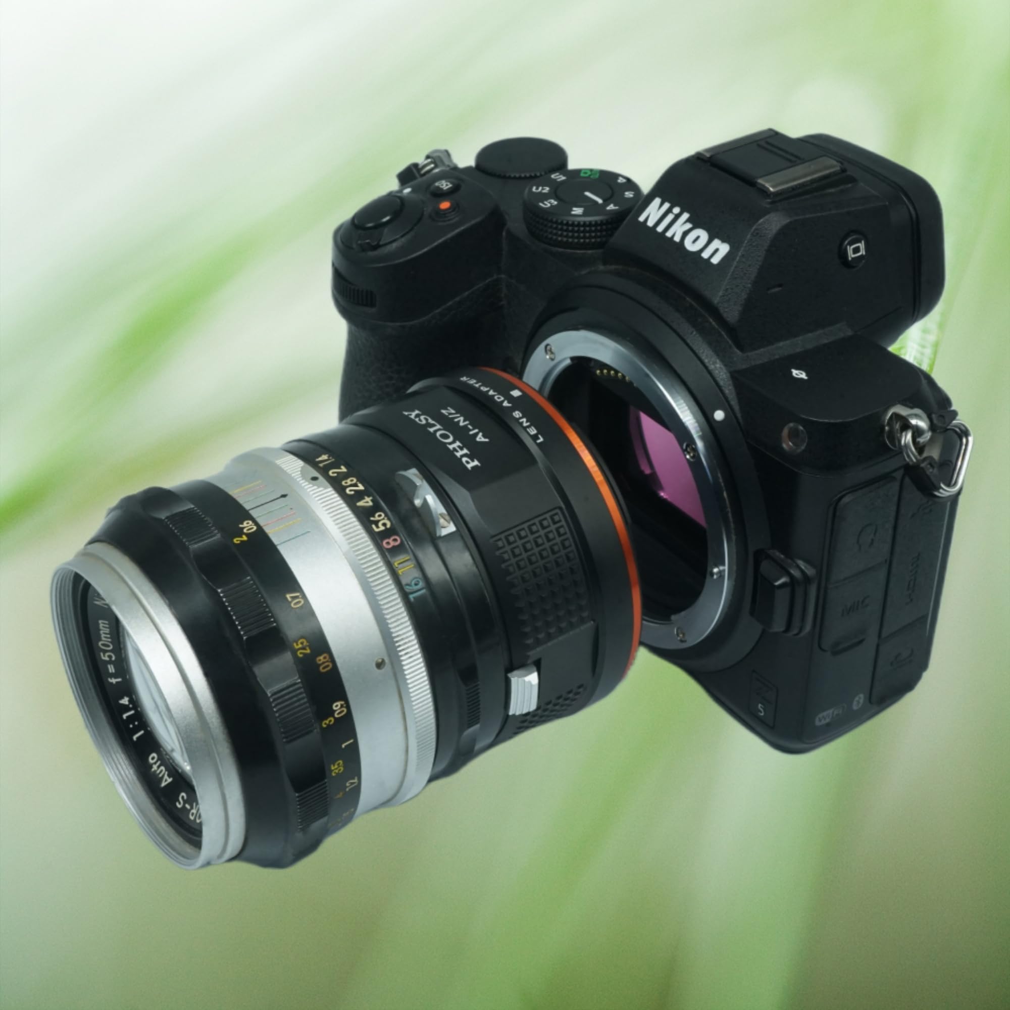 PHOLSY FTZ Lens Mount Adapter Manual Focus: Compatible with Nikon F Lens to Nikon Z Camera Body - Image 3
