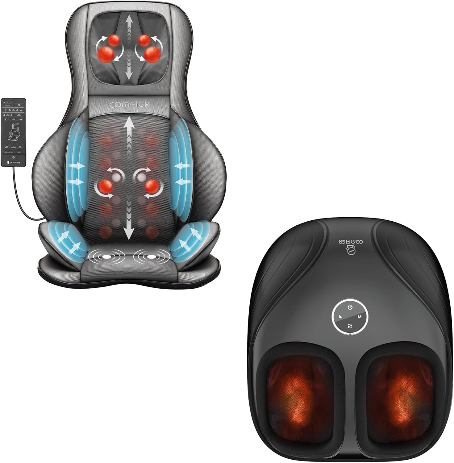 Masajeador Eléctrico para Pies y Cuello COMFIER miniatura 1