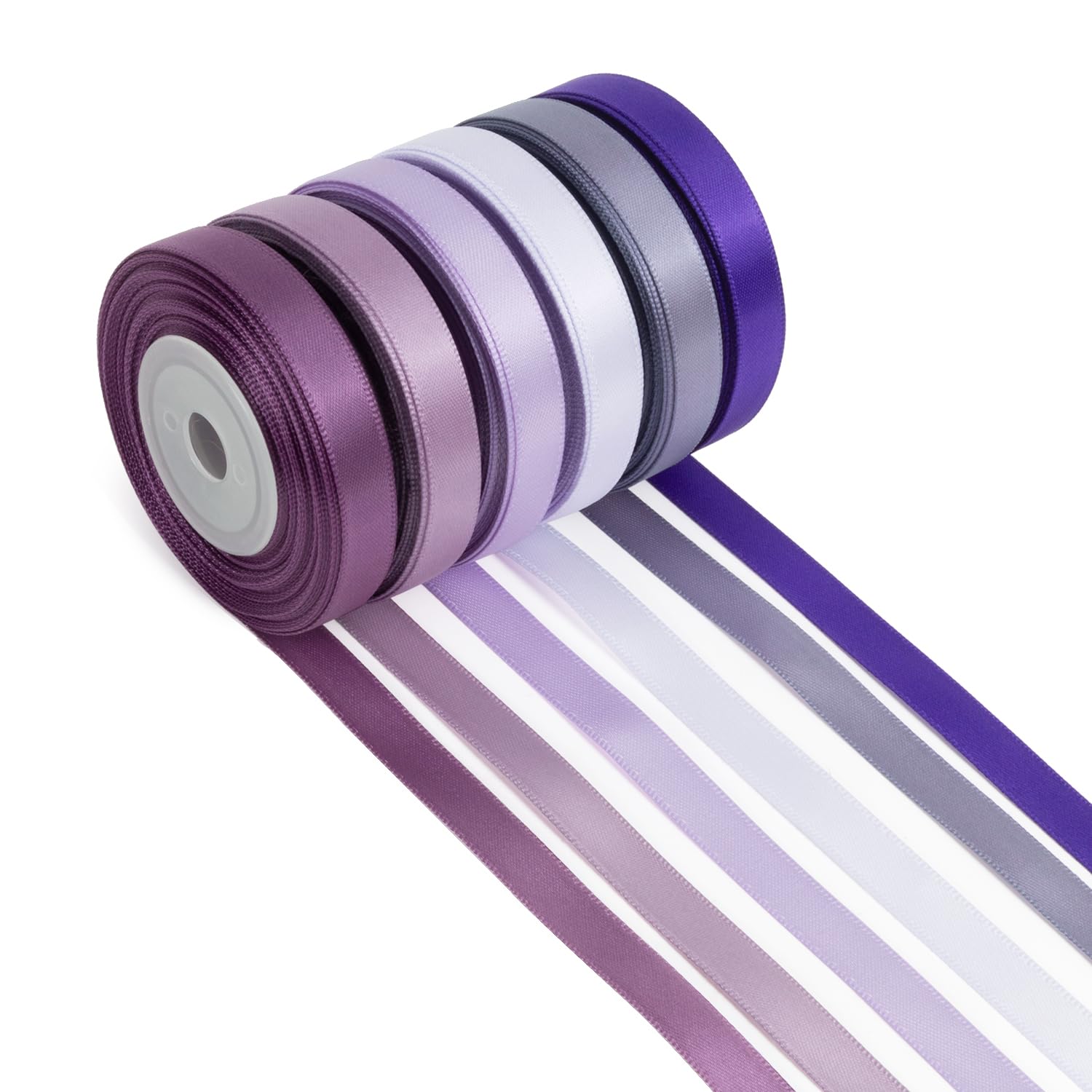 Amazon.com: Thin Purple Ribbon 3/8 Inch x 60Yds Assorted Lavender