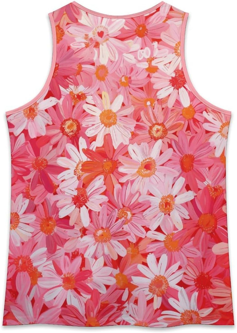 Floral Tank Tops for Women Crew Neck Casual Plus Size Summer Womens Sleeveless Tops image 4