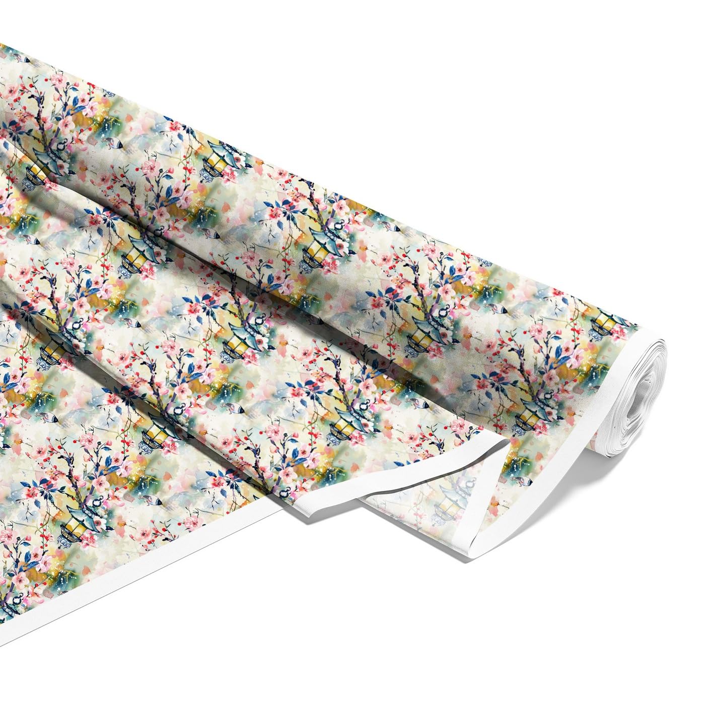 HEKO PANELS Tela Oxford impermeable primavera flores japonesas 5 metros 155