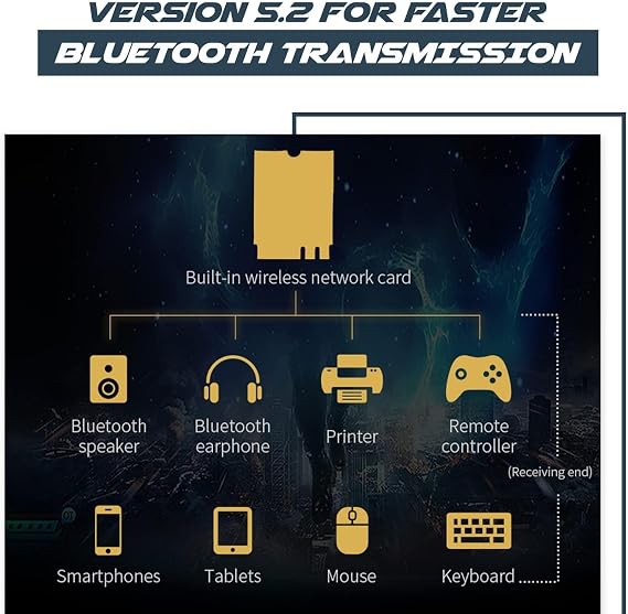 AX200 Wi-Fi 6 Adapter | Dual-Band 802.11ax M.2 WiFi Card for PC | Up to 2.4 Gbps | No vPro | Supports Bluetooth 5.2 & Intel, AMD AX200NGW