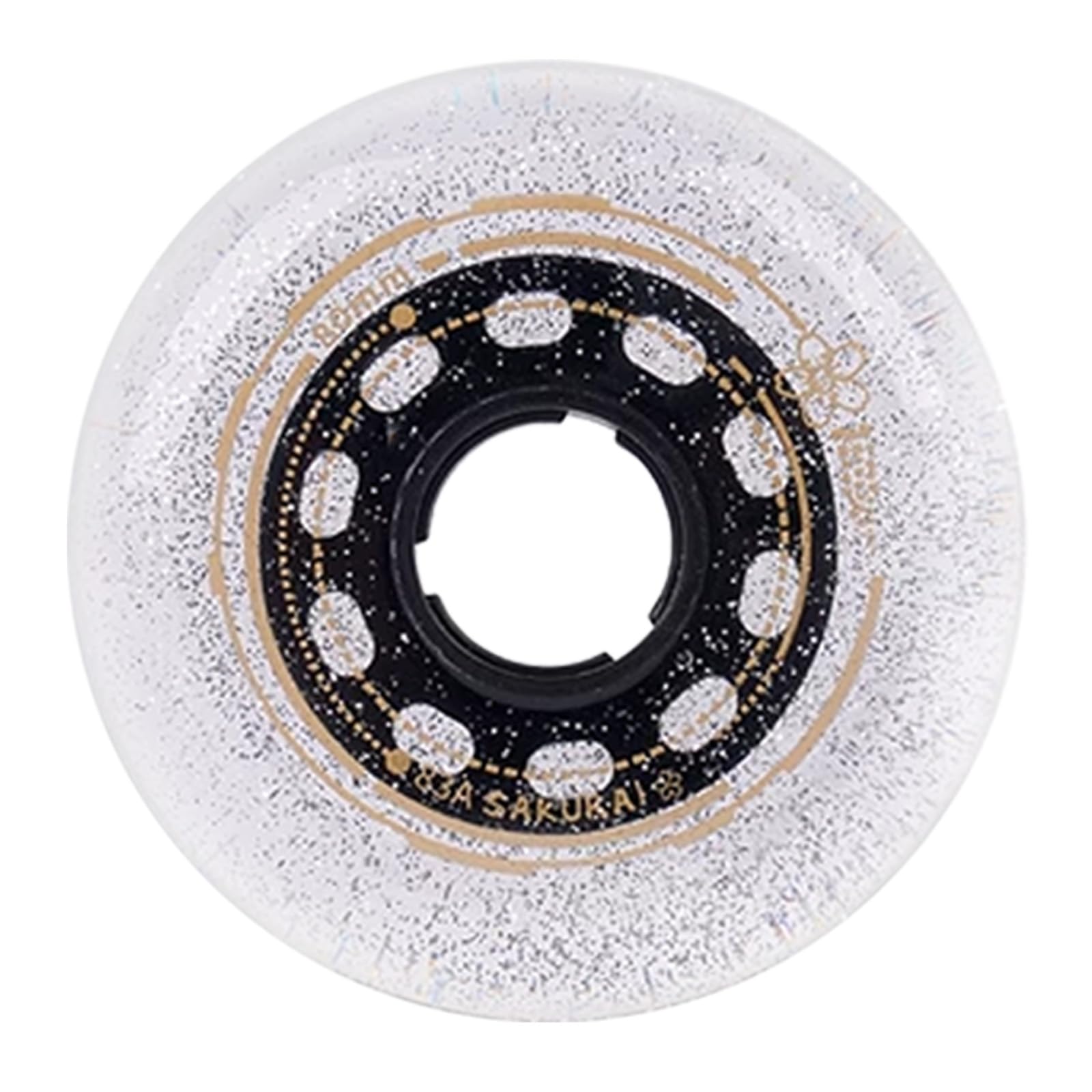 Remplacement des Roues Patins, lot 4 Roues Patins à Roues alignées 72 mm/76 mm/80 mm 83A, Roues Patins à roulettes d'intérieur/extérieur, Roues Patinage à roulettes, Roues d'entraînement