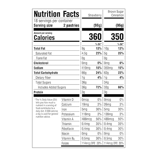 Miniatura 5 de Amazon Fresh Paquete de pastelería tostadora esmerilada (24 unidades de fresa y 12 quilates de azúcar morena de canela)