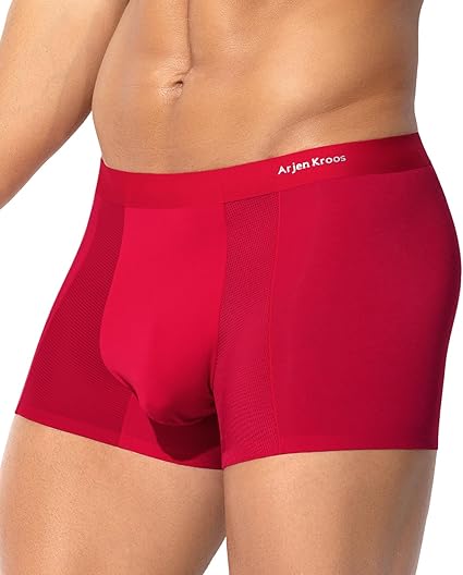 Arjen Kroos Mens Boxer Briefs Sexy Modal Mesh Underwear with Pouch Moisture Wicking Breathable Trunks 1 Pack Arjen Kroos Mens Boxer Briefs Sexy Modal Mesh Underwear with Pouch Moisture Wicking Breathable Trunks 1 Pack