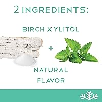 Vista 5 de Wintergreen KETO - Chips de caramelo de xilitol (paquete de 6) – Lata SNØ de 1.5 onzas – Caramelos sin azúcar con solo 2 ingredientes Bajo