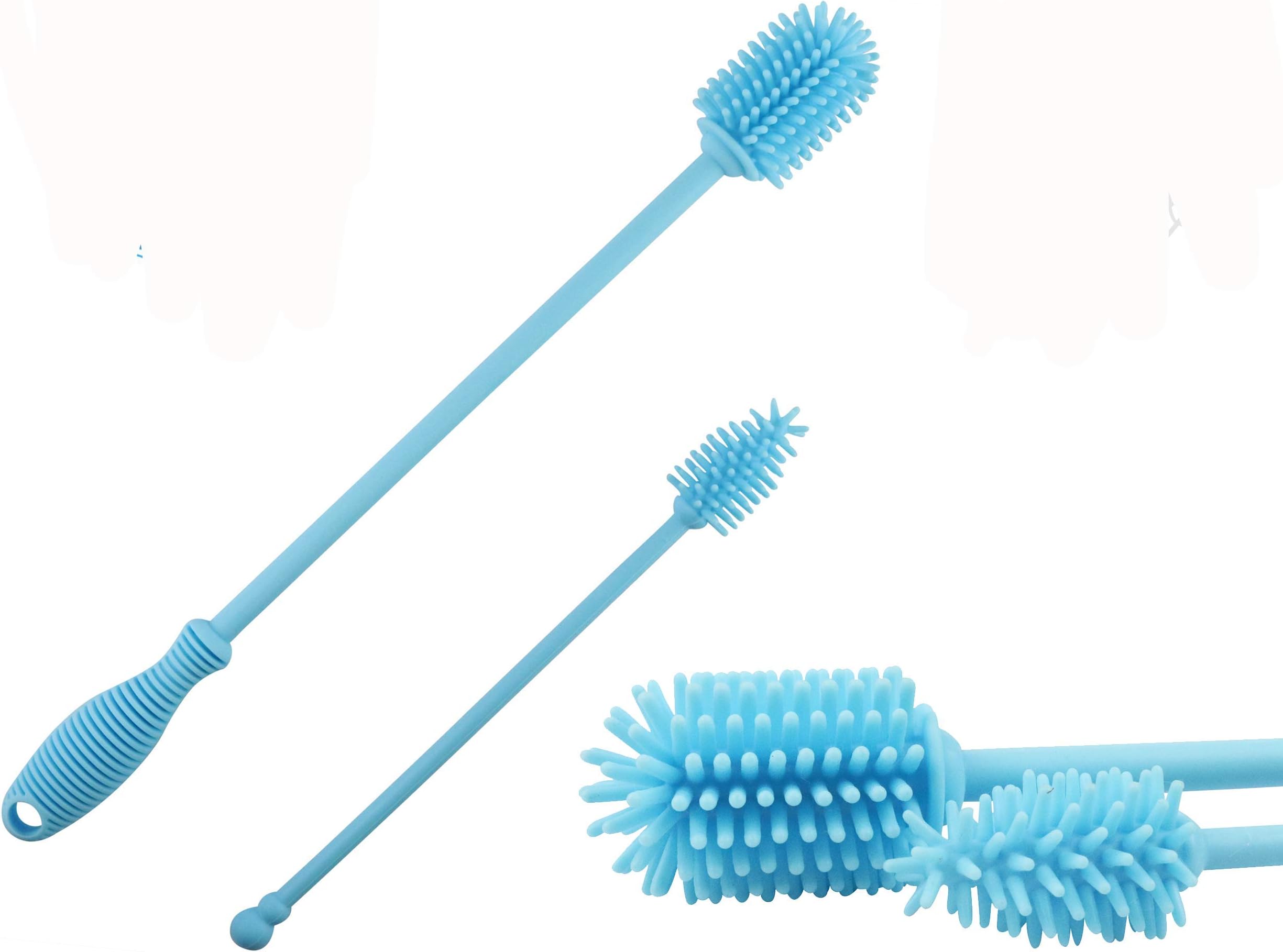 nejoe Silicone Bottle Cleaner Brush Set