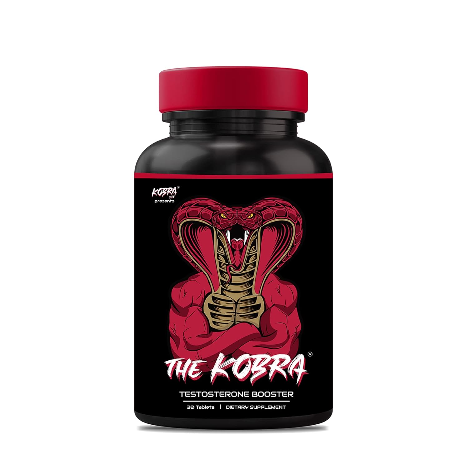 Kobra Labs Testosterone Booster Supplement For Men With Ginseng, Oat