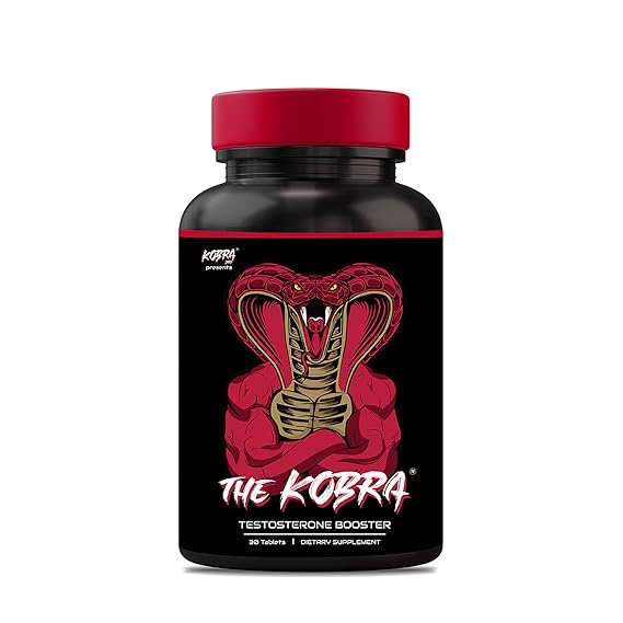Kobra Labs Testosterone Booster Supplement For Men With Ginseng, Oat