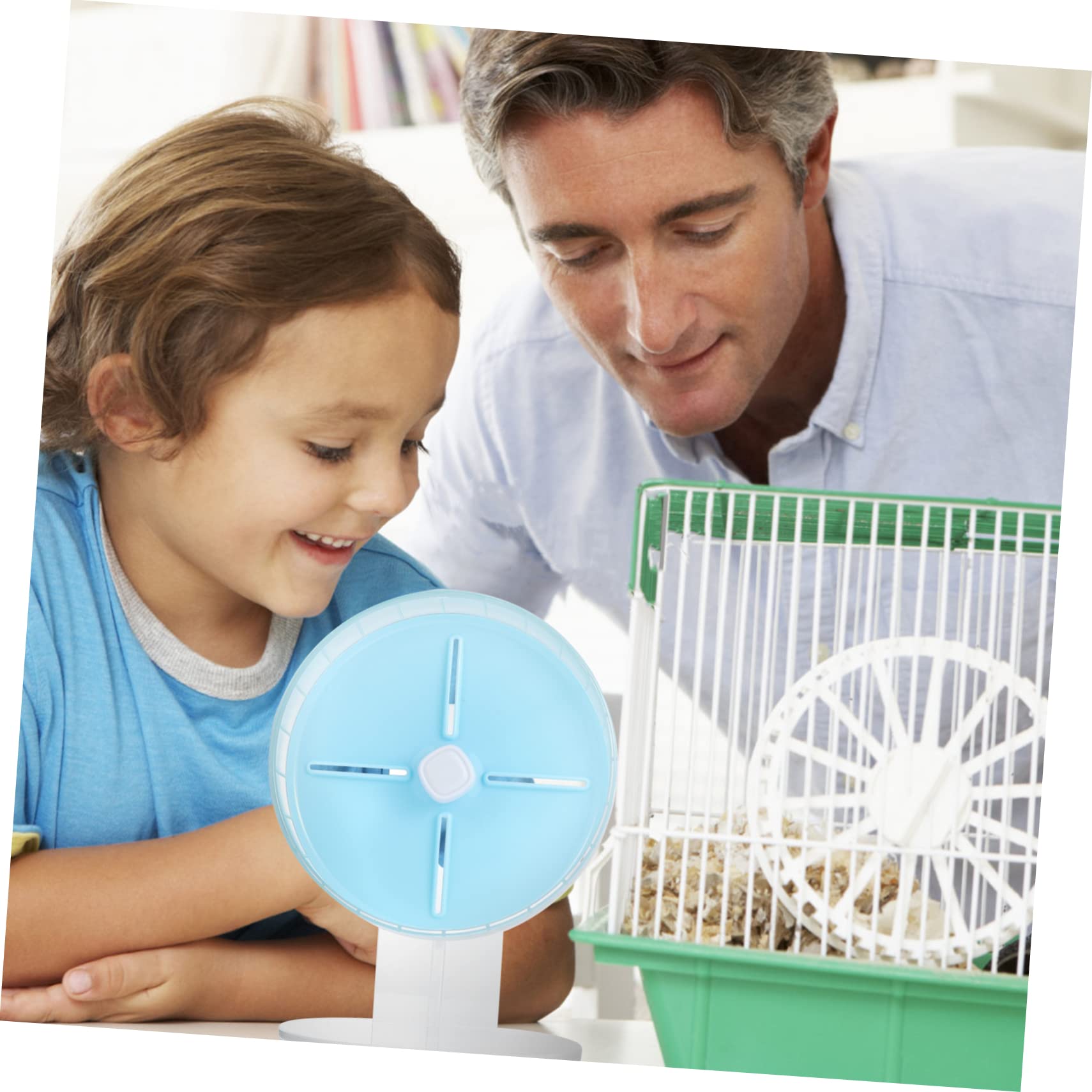 Beavorty 1pièce Roulette De Course Silencieuse pour Hamster avec Base Jouet Sportif pour Petits Animaux