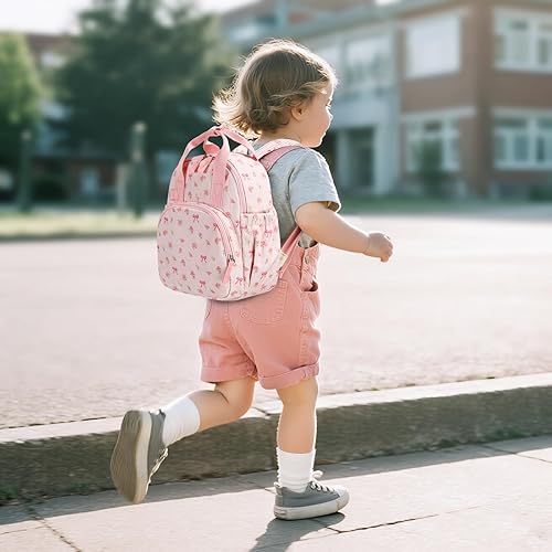 Miniatura 9 de Bluboon Mochila para niñas y niños de 2 a 4 años, lindas mochilas preescolares de 12 pulgadas, bolsas de guardería para niños, viajes escolares,