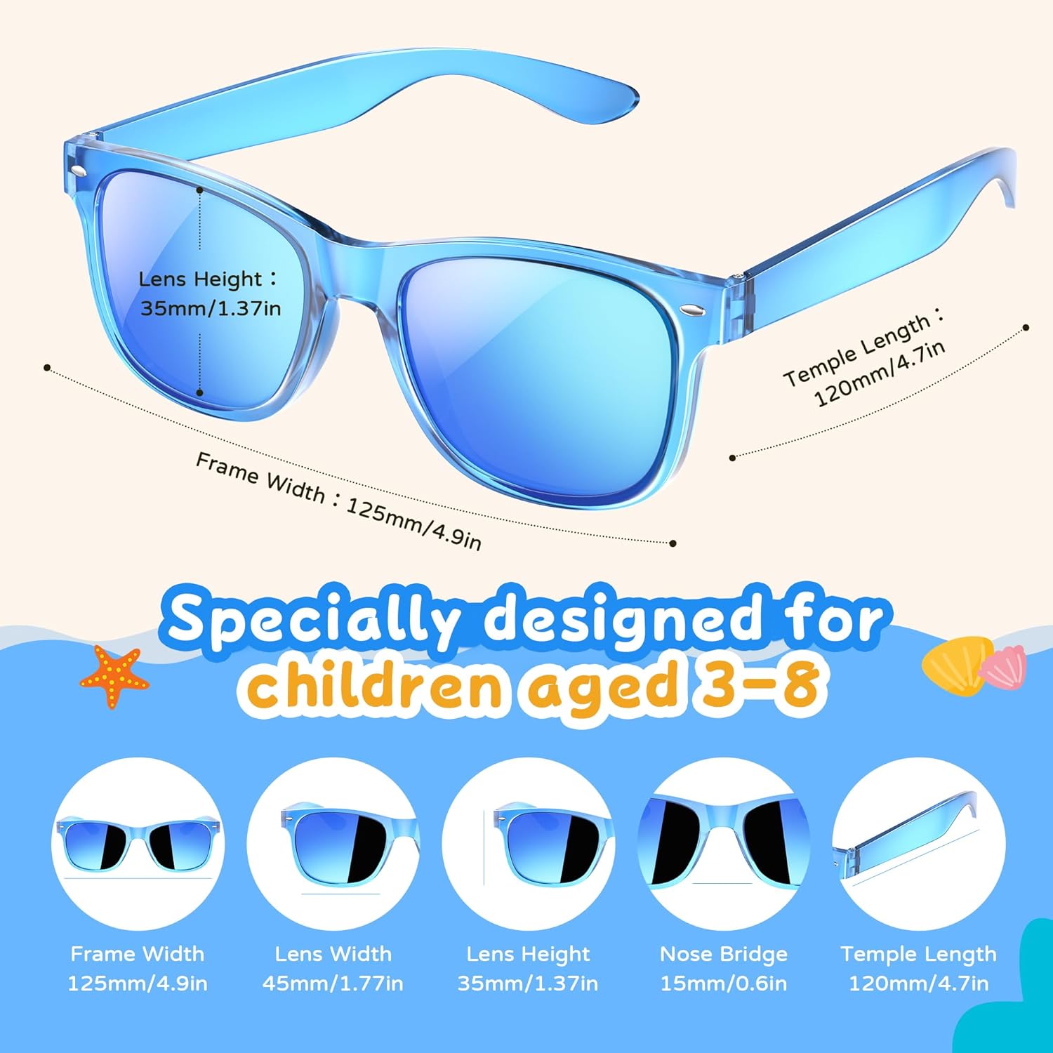Party Favors Kids Sunglasses Bulk - 24 Packs Boys Girls Sun Glasses UV Protection for Beach Parties, Birthday