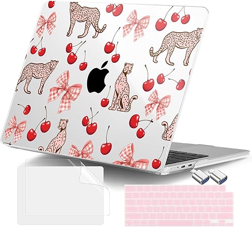 Miniatura 20 de DONGKE Funda para MacBook Air de 13.6 pulgadas 2025 2024-2022 A3240 A3113 A2681 M4 M3 M2 Chip Touch ID, carcasa rígida de plástico y cubierta de