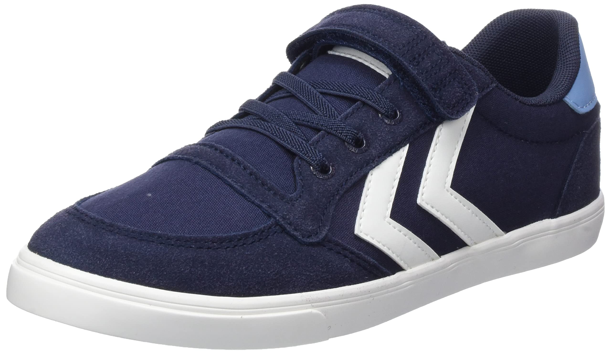 Hummel Slimmer Stadil Low JR Sneaker, Black IRIS, 2.5 UK Child