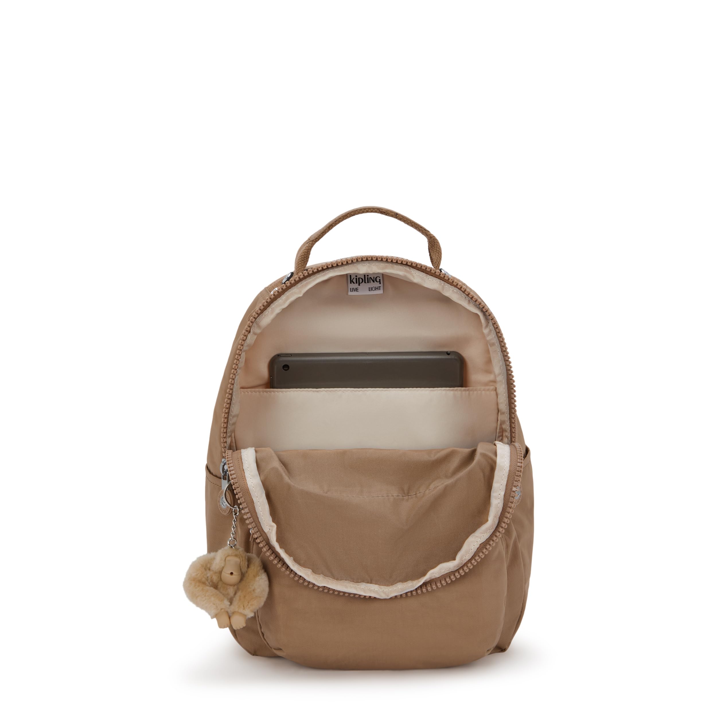 Kipling Seoul S Torba listonoszka unisex dla dorosłych, Wczesna opalenizna, 10''L x 13.75''H x 6.25''D, Kipling Plecak damski Seoul S