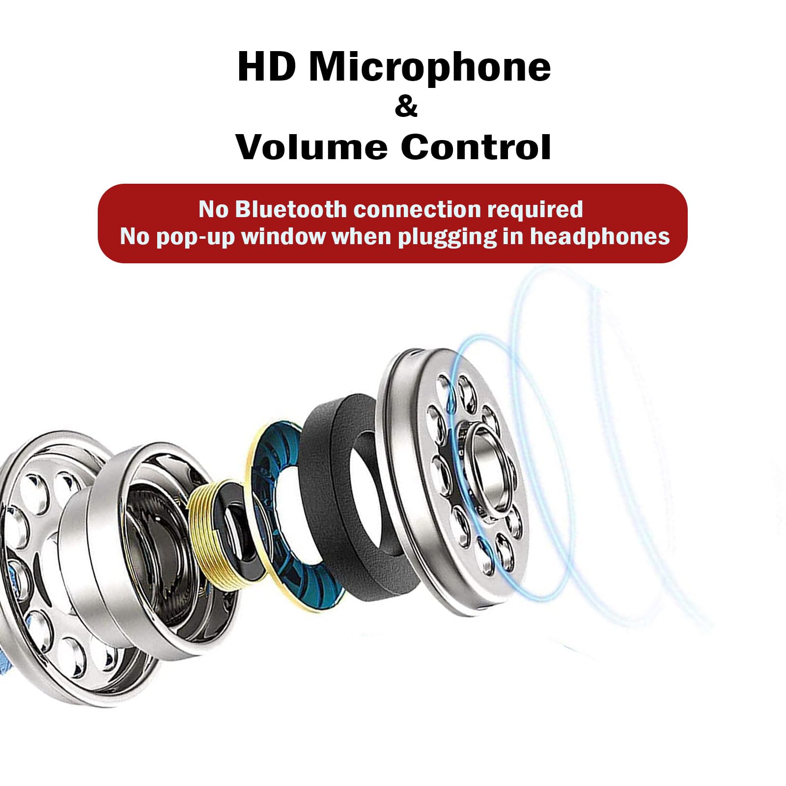 Qi Gxinr Écouteurs Filaires pour iPhone 14, Écouteurs Intra-Auriculaires, Micro et Contrôle du Volume pour iPhone 13 Pro Max/12/Mini/11/XR/XS/X/8/7/SE - 3