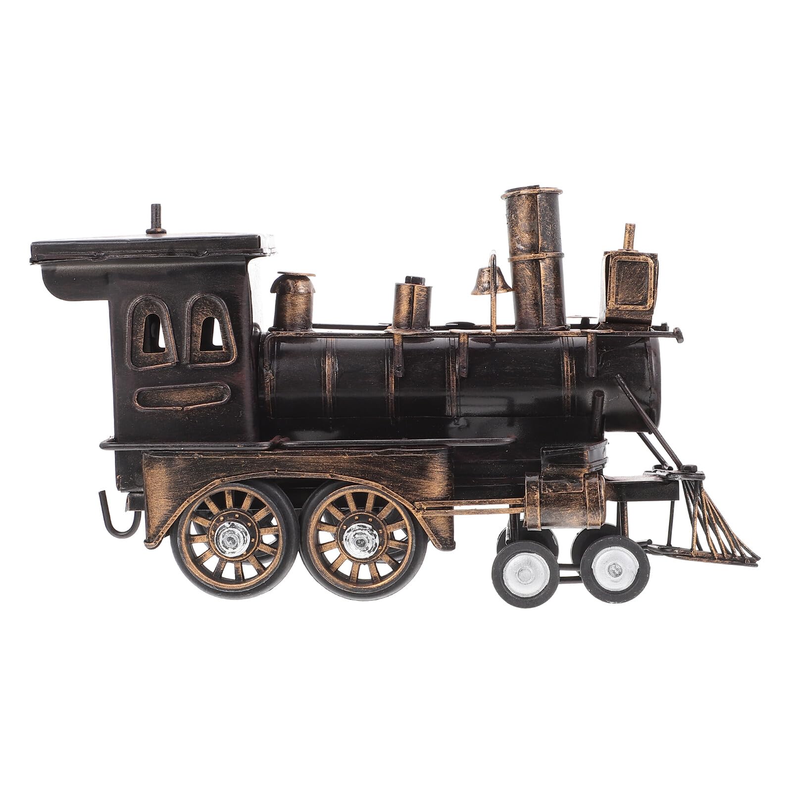Locomotiva a Vapore Artigianale in Lega, Stile Vintage