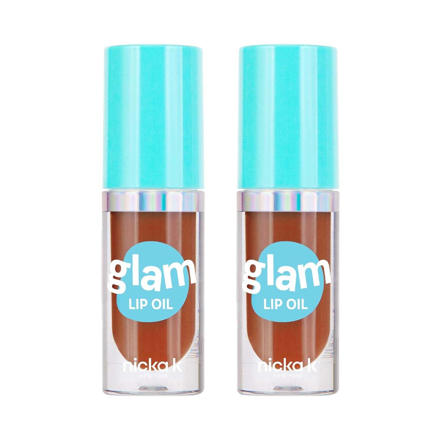 Nicka K New York, Glam Lip Oil, Old Fashioned 2-Pack