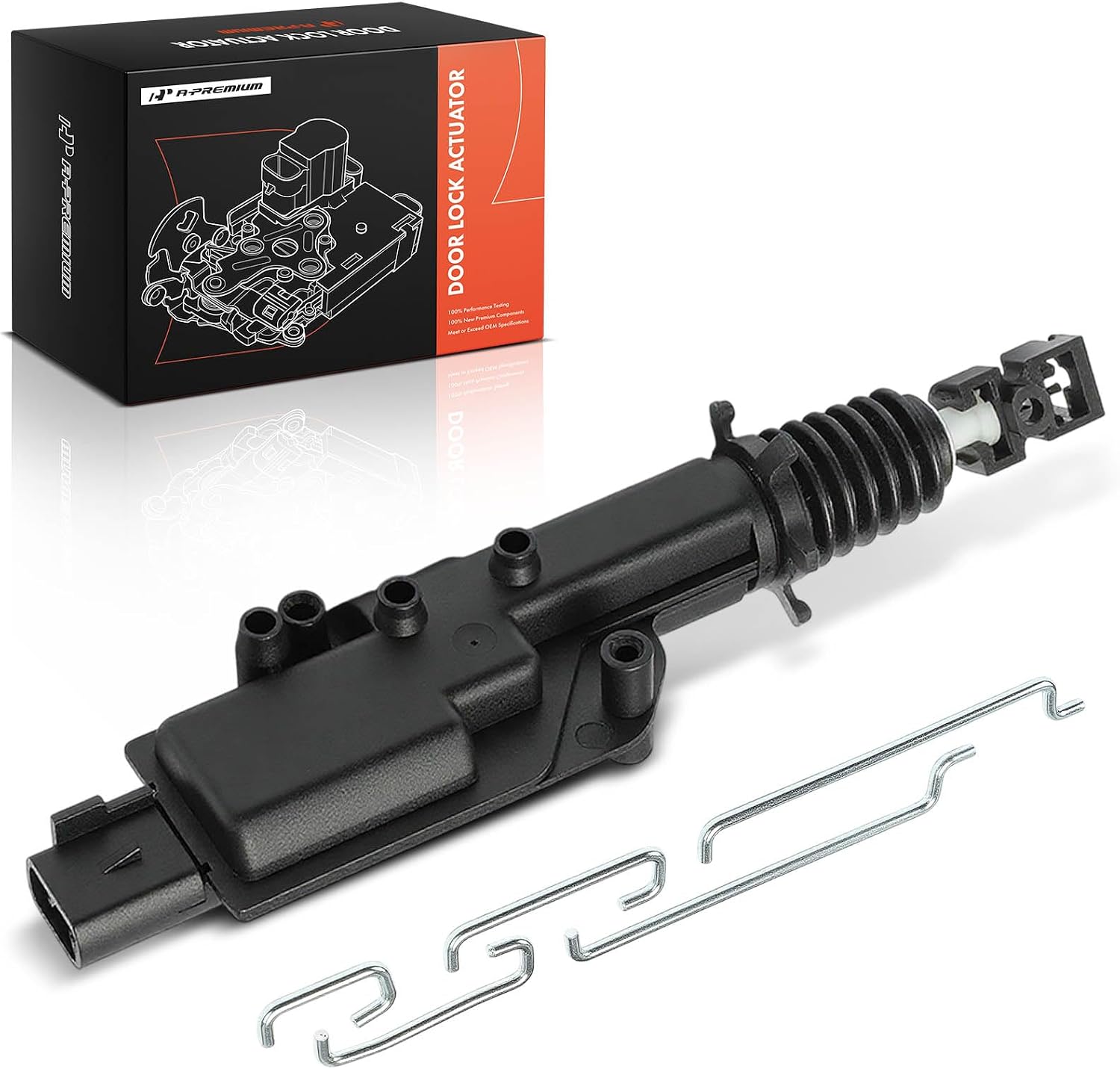 A-Premium 2 Pins Door Lock Actuator Compatible with Ford F-150 F-250 F-350 E-150 E-250 E-350 E-450 E-550 Bronco Expedition Windstar More Models & Lincoln Navigator Town Car & Mercury Marauder Sable