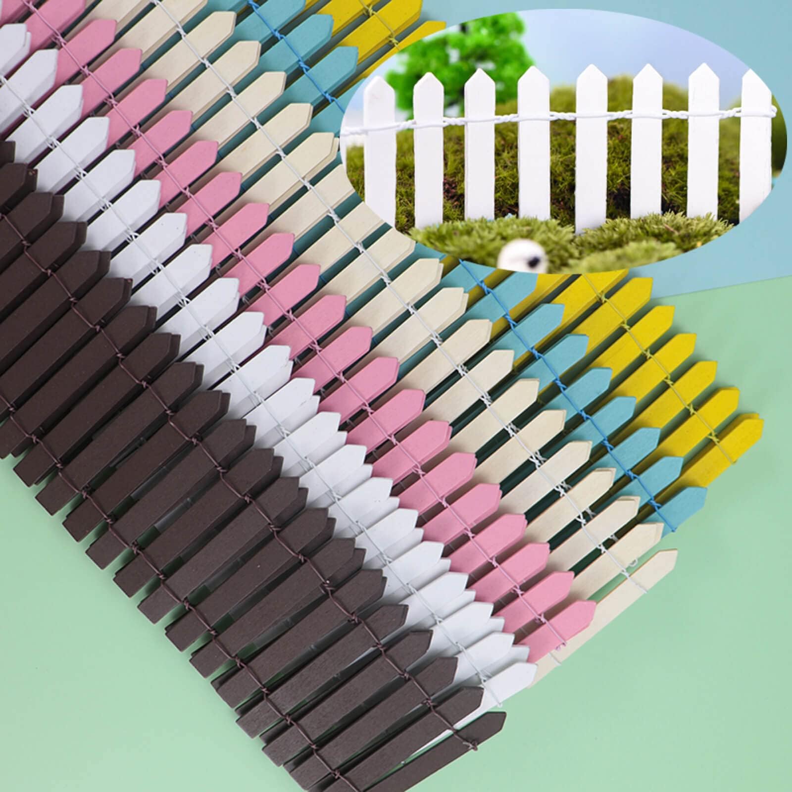 Happyyami Mini-Feengartenzäune, 10 Stück – Süße Dekoration Für DIY-Projekte!