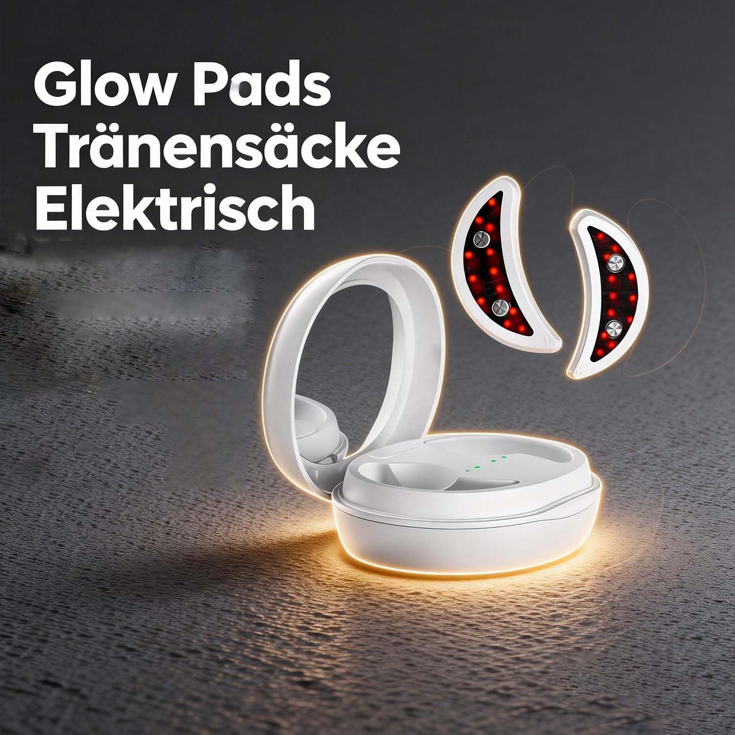 Synea Glowpads Pro Augen, Synea Glow Pads Rotlicht, Glow Pads TräNensäCke Elektrisch, Reduce Eye Bags, Dark Circles And Wrinkles For Radiant Skin (A)