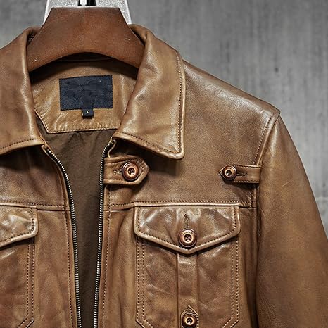 leather hunting jacket