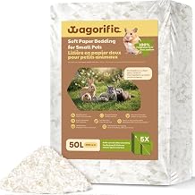 Hamster Bedding Odor Control, Small Animal Paper Bedding 50L