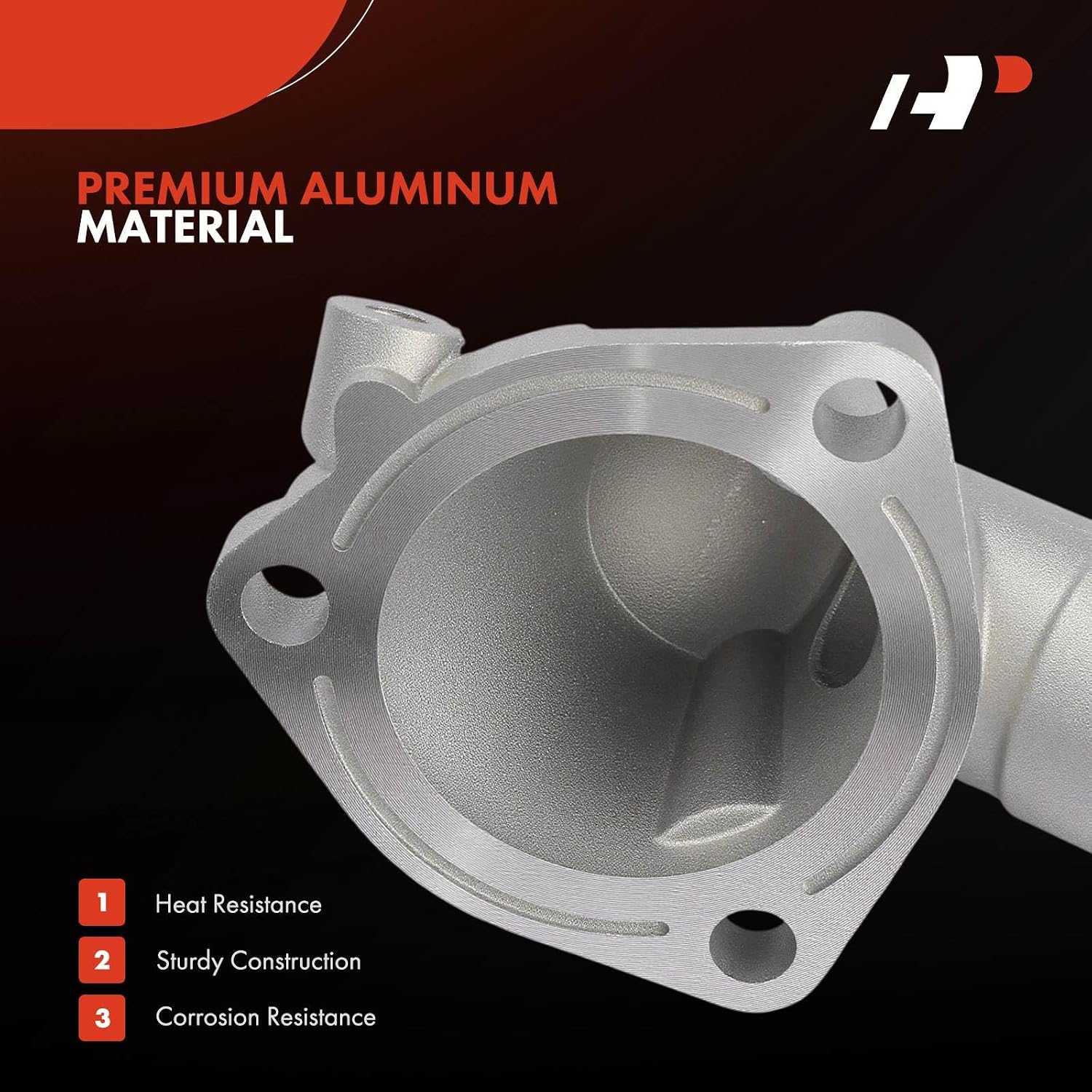 A-Premium Engine Coolant Thermostat Housing | Compatible with Nissan Sentra 1995-2000, 200SX 1995-1998, 1.6L