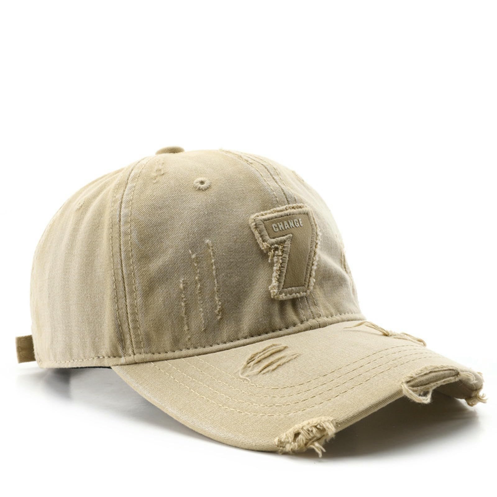 Czapka z daszkiem czapka retro, sprana bawełna unisex postarzana