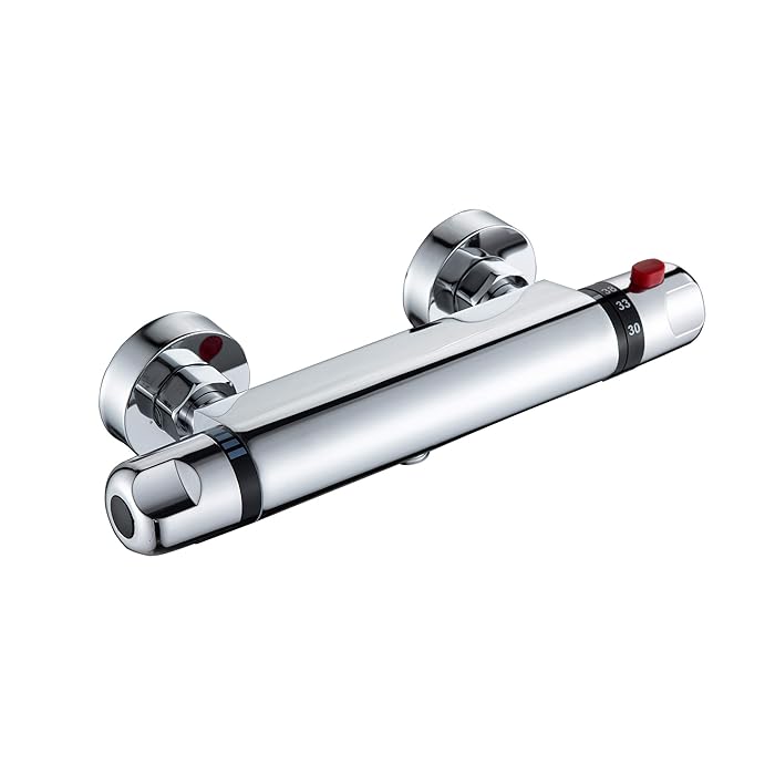 Buy Solepearl Chrome Thermostatic Shower Mixer Modern Thermostatic Bar