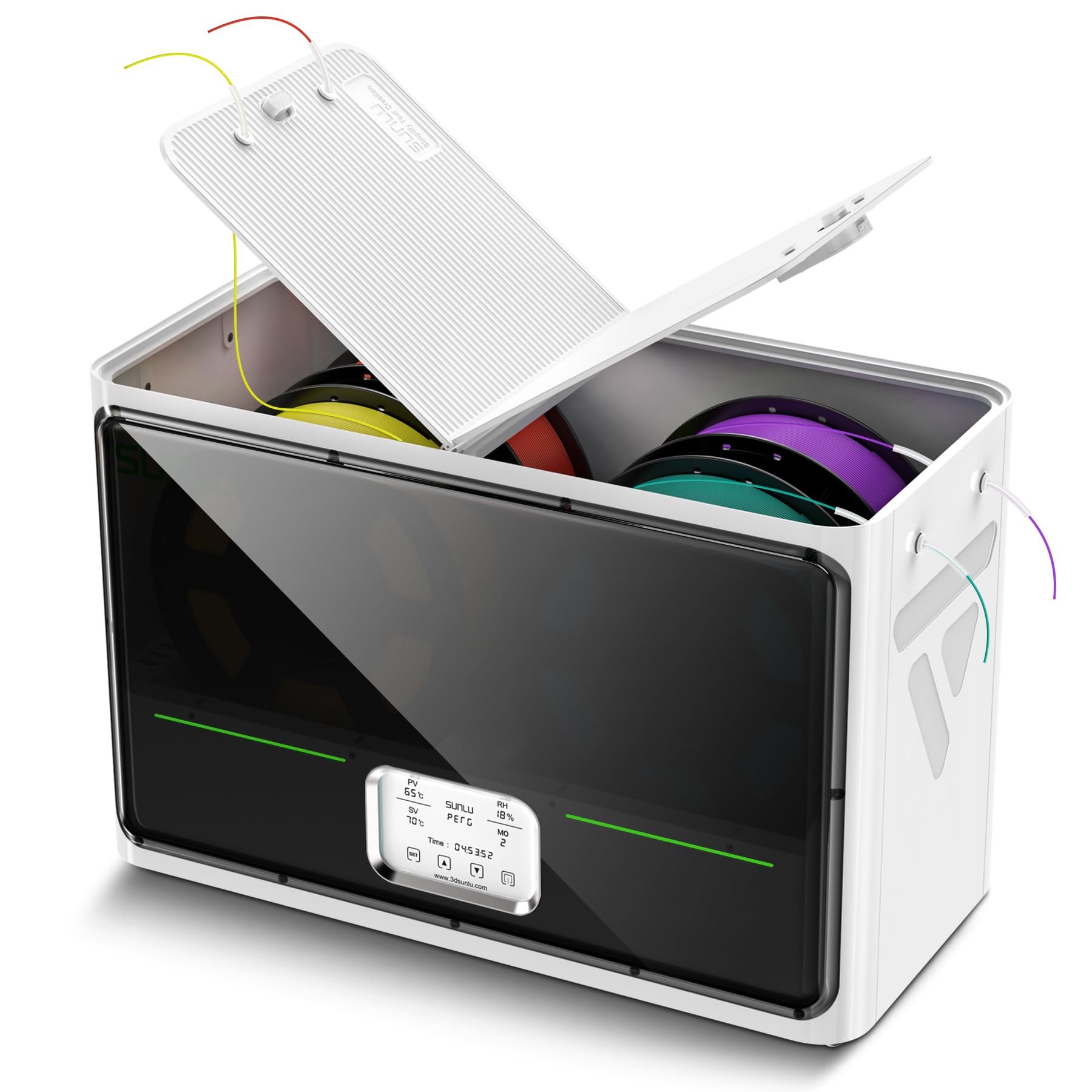 Amazon.co.jp: SUNLU公式3DプリンターフィラメントドライヤーS4