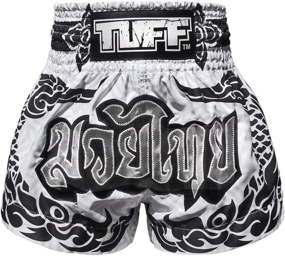TUFF Muay Thai Boxing Shorts "Red Japanese Koi Fish"