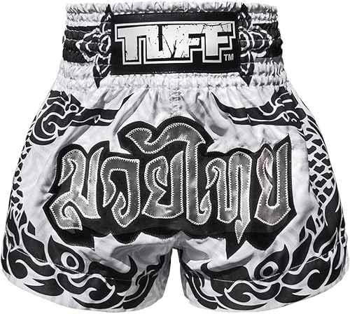 TUFF Pantalones cortos deportivos para Muay Thai y artes marciales, ropa de entrenamiento y gimnasio