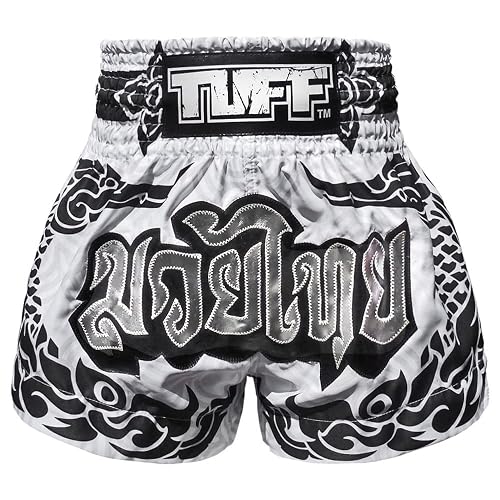 TUFF Muay Thai Boxing Shorts "Red Japanese Koi Fish"