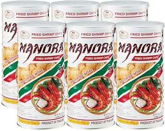 Manora Tie Shrimp Chips, Set of 6