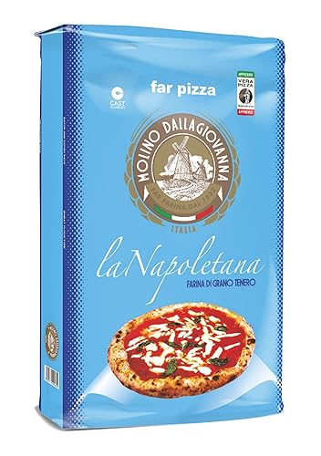 Molino Dallagiovanna Napoletana Harina de pizza de trigo enriquecida (grado AVPN) Tipo 00 Bolsa de 11.0 lbs Farina De Grano Tenero Tipo