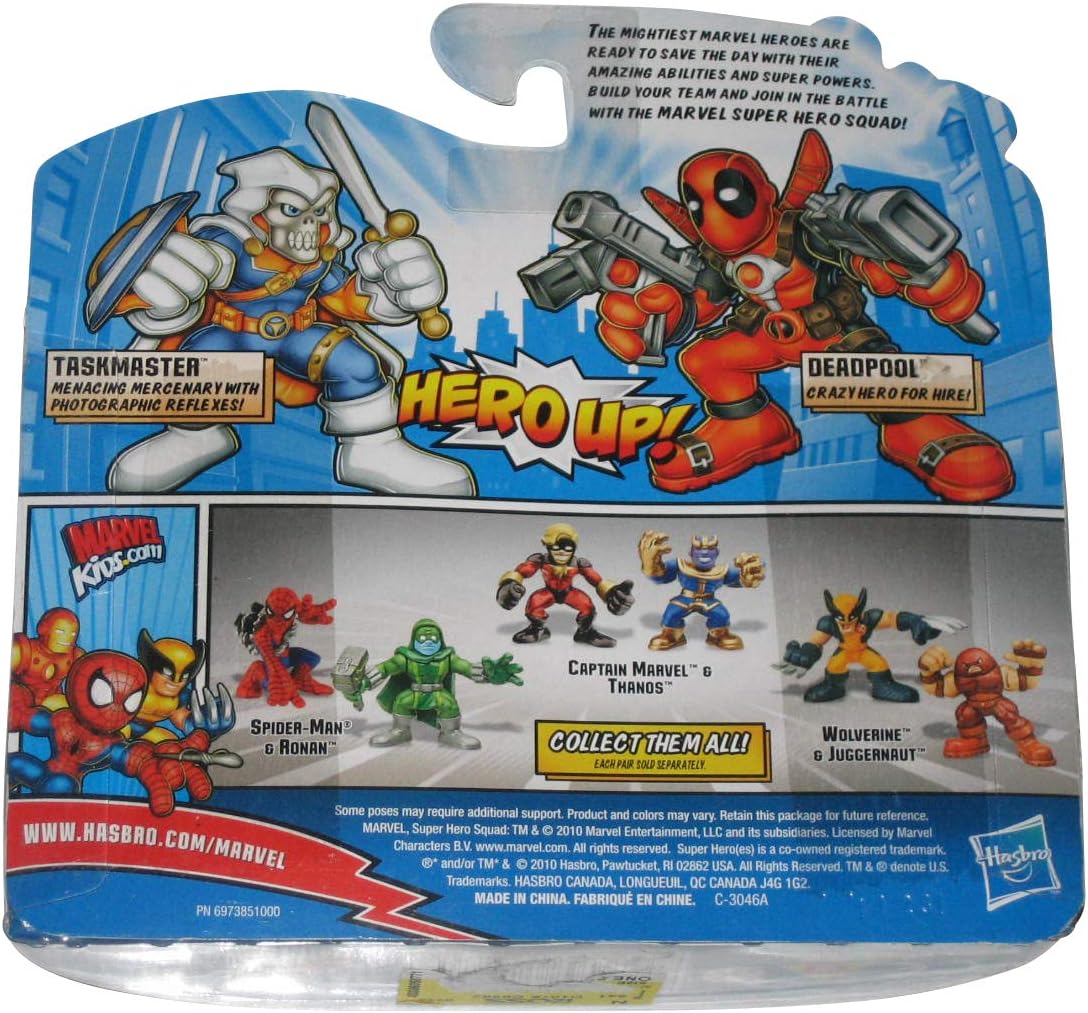 Up To 50% OFF Marvel Superhero Squad Series 19 Mini 3 Inch Figure 2Pack Taskmaster Deadpool Exclusive Discount 60% Price Marvel Superhero Squad Series 19 Mini 3 Inch Figure 2Pack Taskmaster Deadpool