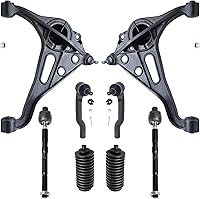 Vista 1204 de Detroit Axle - Kit de suspensión frontal de 8 piezas para Dodge Journey 2009-2015, 2 brazos de control inferiores, 2 rótulas, 2 varillas