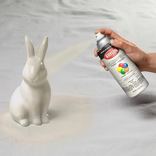 Vista 242 de Krylon - Pintura y primer en aerosol COLORmaxx K05511007, 12 onzas, rojo cereza brillante Cherry Red