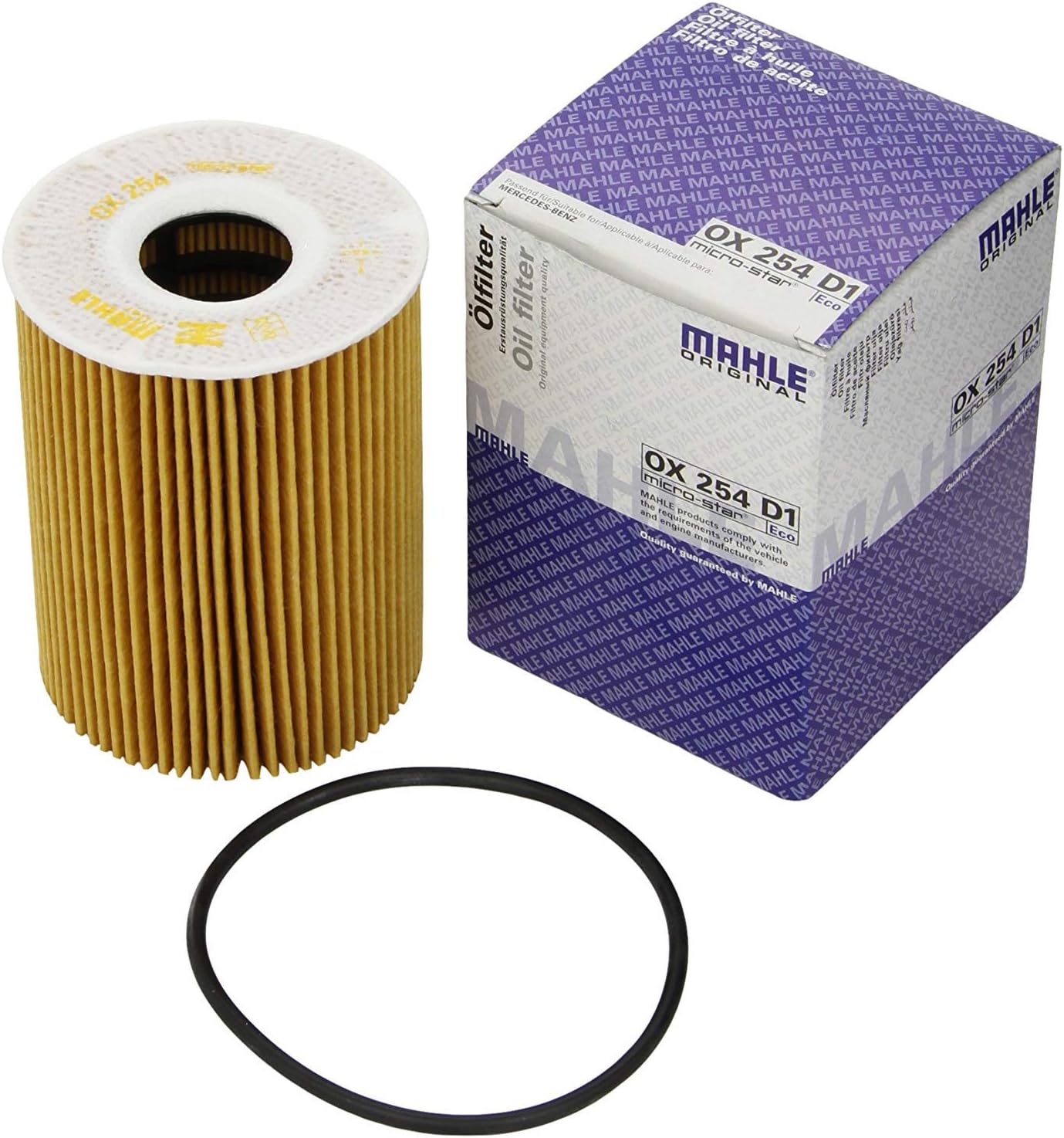 MAHLE Oil Filter Compatible with MERCEDES W164 W211 W221 X164 6291800009