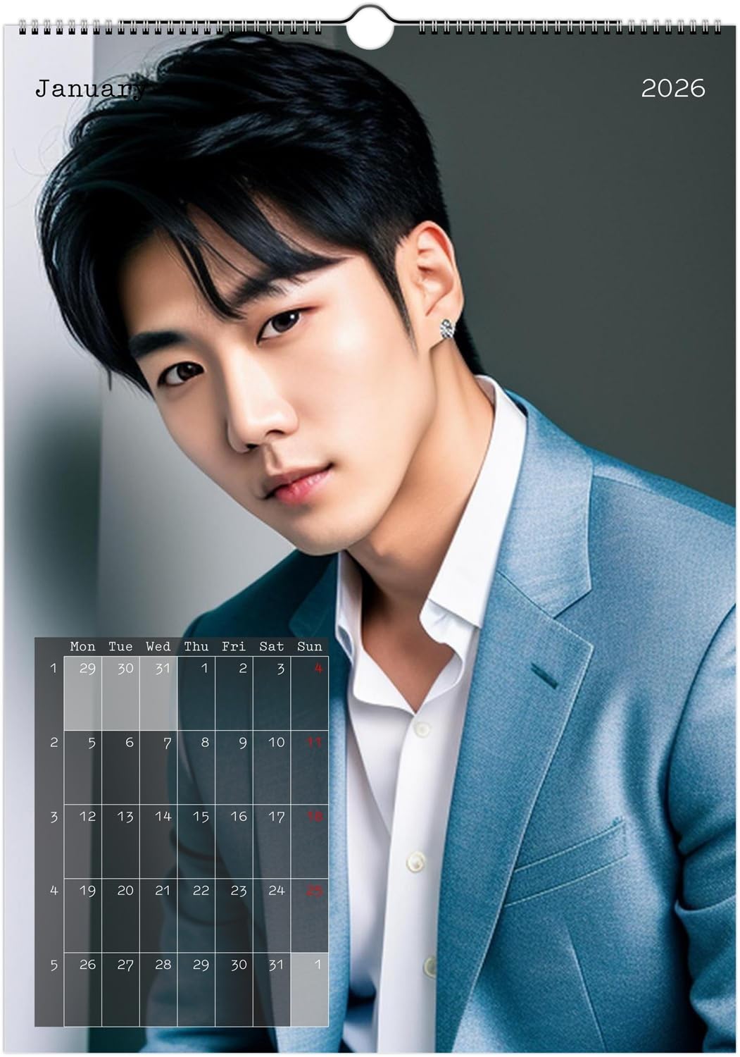 Calendrier Hongdae guys 2026, calendrier pour les "open minded"