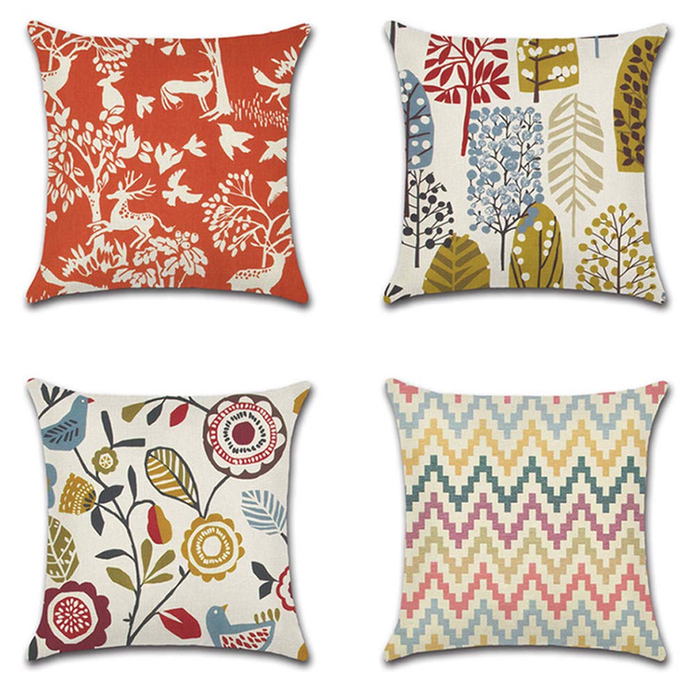 4枚 WeedBag 柄 クッションカバー 45cm x 45cm 大麻 Weed Bag 柄 クッションカバー 4枚 45cm x 45cm