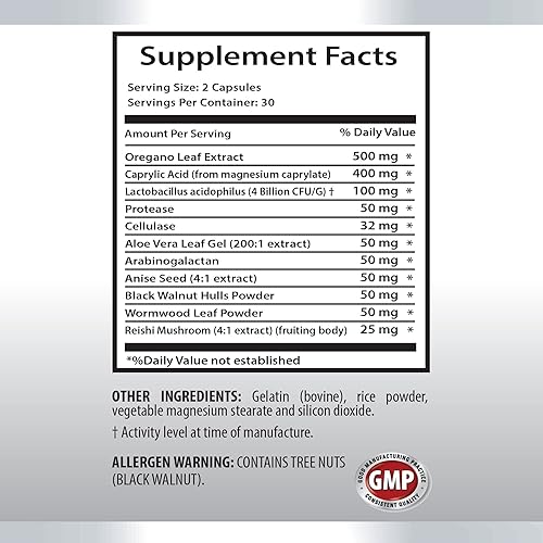 Miniatura 5 de Candida Cleanse - Candida Away Extra Strength - Candida Probiotic - Candida Support - Candida Support - Cándida Overgrowth, Candida Cleanse Extra