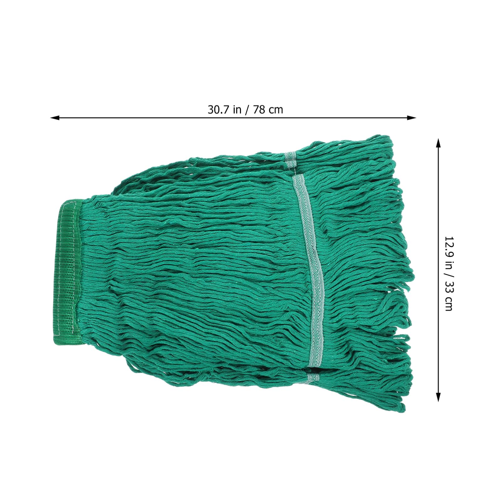 Mipcase Recambio Turbo Fregona de Algodón Alta Absorción y Retención de Agua, 2 Unidades para Limpieza Hogar