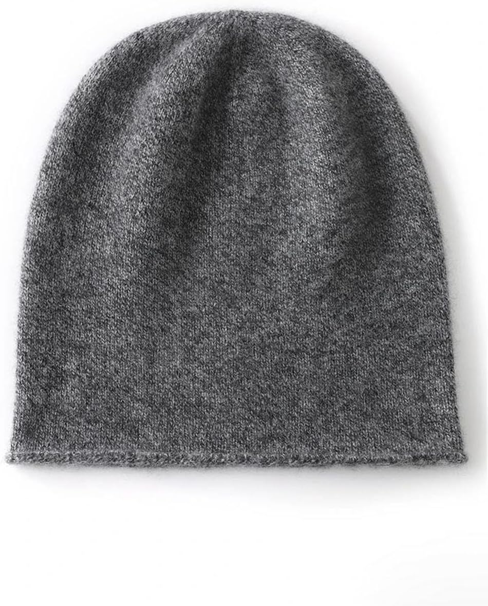 Unisex Cashmere Hats Outdoor Casual Warm Solid Color Knitted Beanie Hat