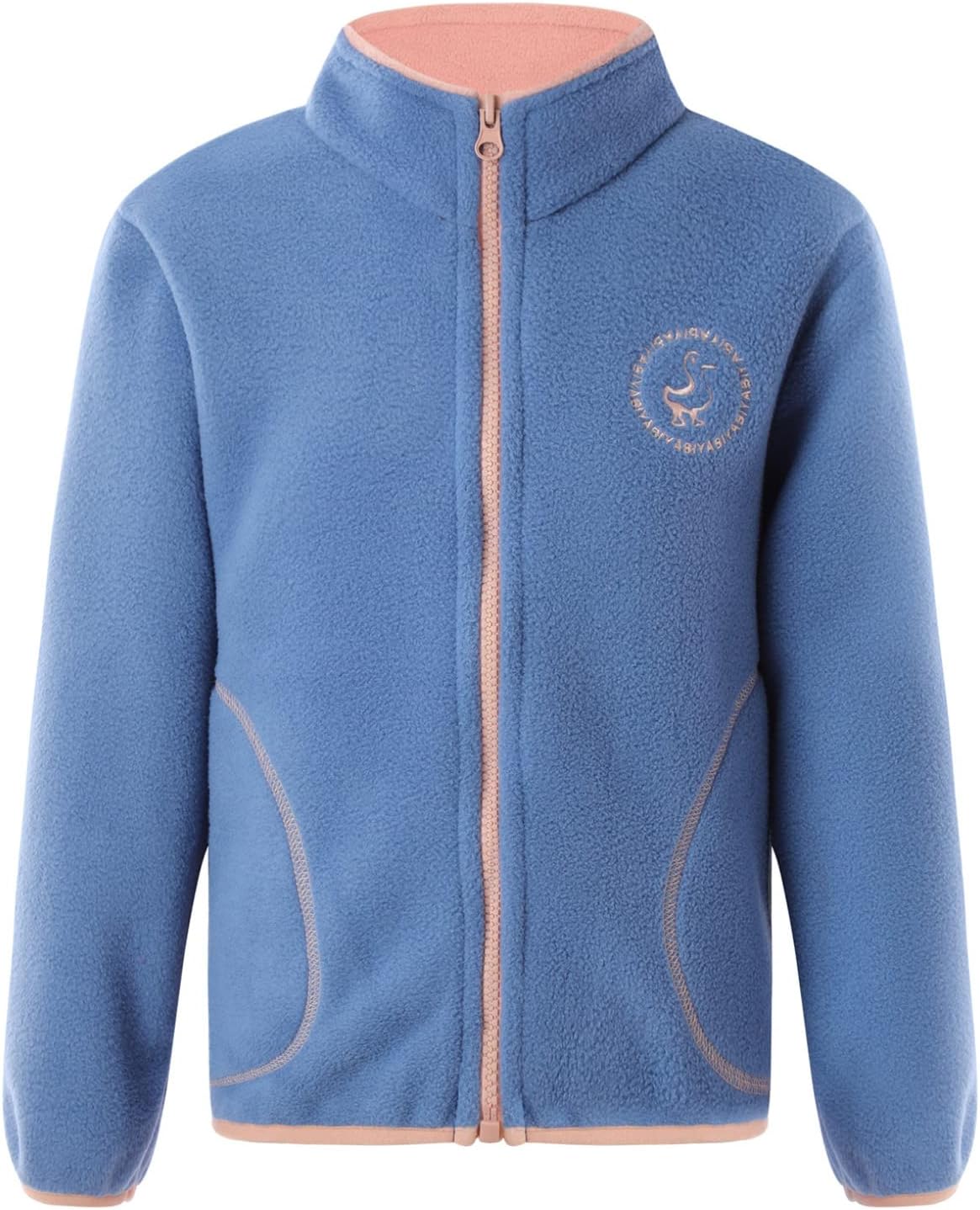 Freebily Boys Girls Full Zip Soft Fleece Jacket Long Sleeve Stylish Casual Coat Sherpa Outwear Activewear