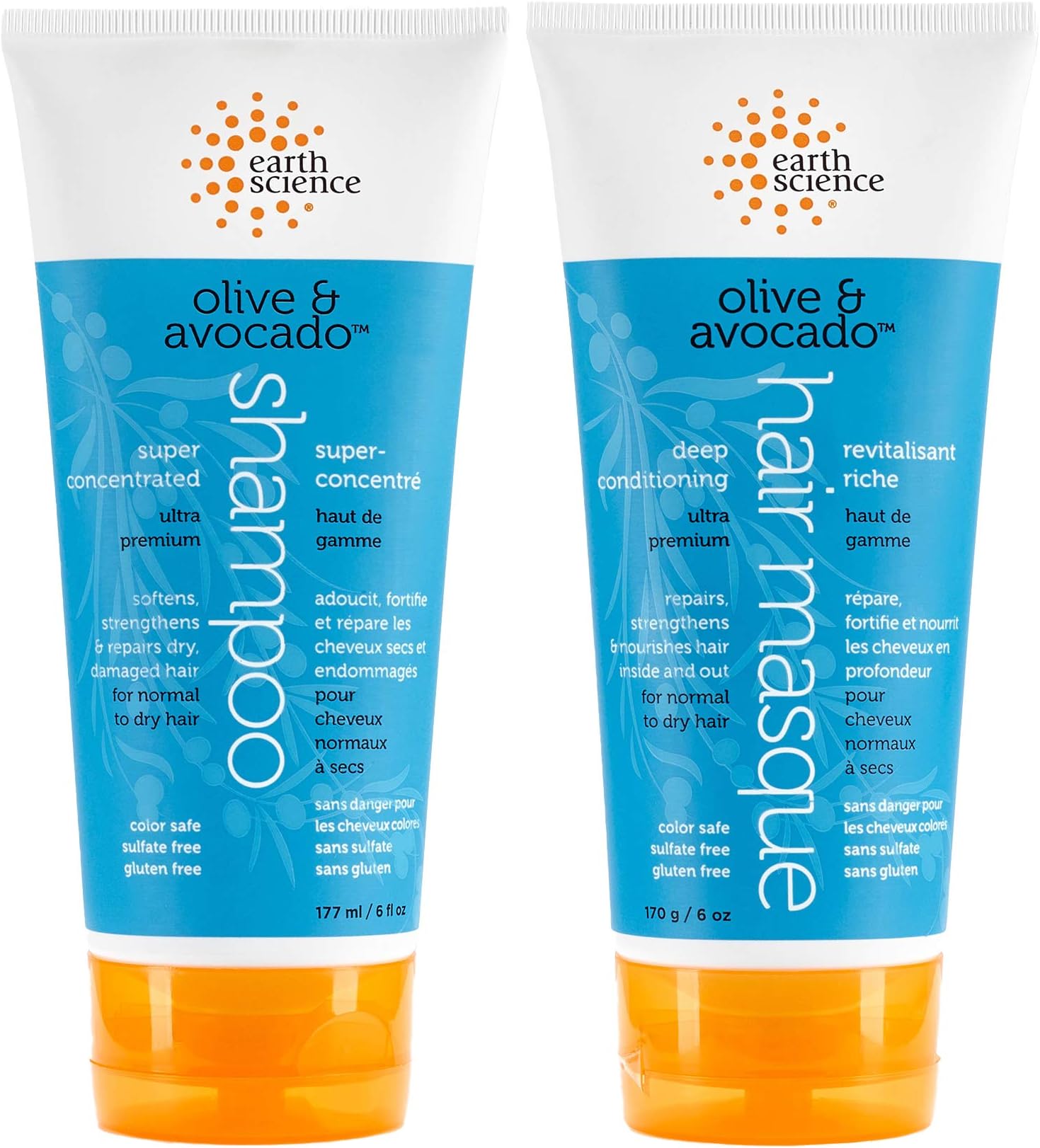 Olive & Avocado Deep Conditioning Shampoo & Deep Conditioning Hair Masque SET
