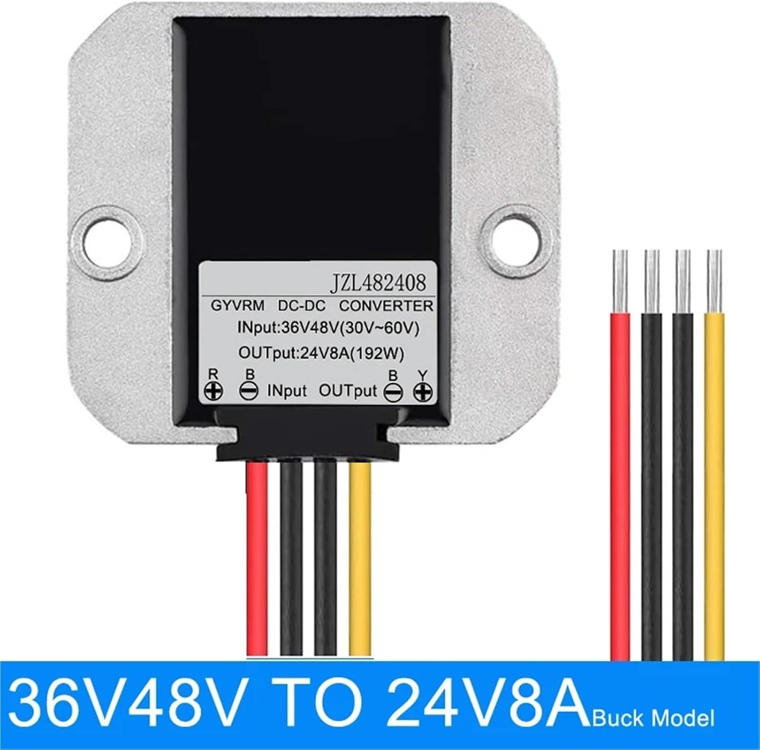 1Pcs DC DC 36V 48V to 24V 1A 2A 3A 5A 10A 15A 20A 30A Step Down Model 60V 72V 80V to 24V 480W Converter IP68 Waterpoof Level
